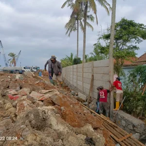 Pagar Panel Terpasang